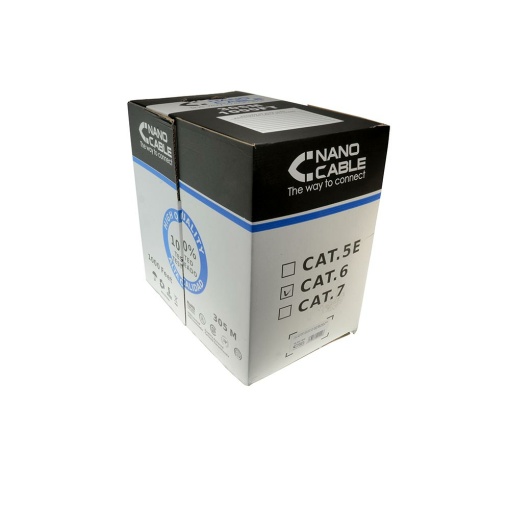 Grå Netværkskabel UTP Cat6e 305m Til IP Kamera M.M.