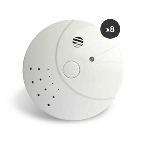 Trådløs brandalarm - 8 stk