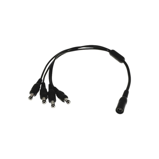 Strømsplitter til 4 stk. kamera