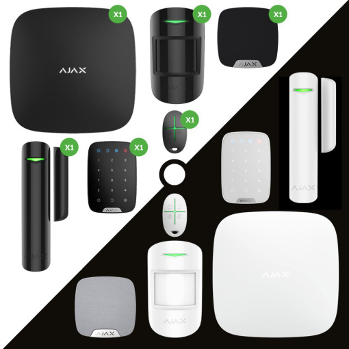 Trådløs Ajax alarm til lejlighed