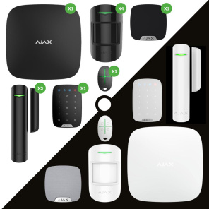 Trådløs Ajax alarm til stor villa / parcelhus