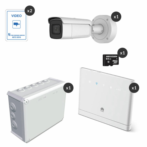 4G 4K 8MP Bullet IP Kamera