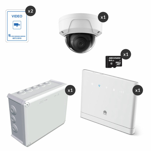 4G 4K 8MP Dome IP Kamera