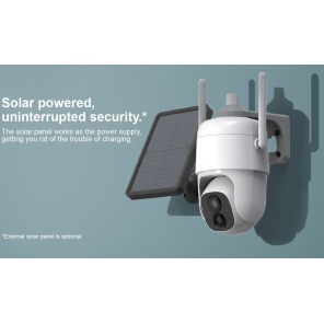 Trådløs PTZ Kamera 3MP Med Batteri Og Solcelle Vicohome - Billede 5