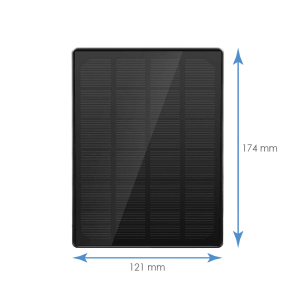 Solcelle Panel 3W Til Batteri Kamera Vicohome - Billede 2